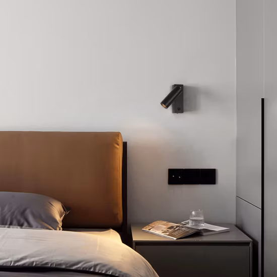 Modern Nordic Mini Home Decoration Bedroom Reading Desktop Night Aluminum PVC Wake up LED Table Lamp