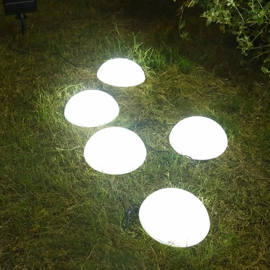 Produzione Cina Pannello lampada a LED Illuminazione paesaggistica Luci solari per pavimenti da giardino