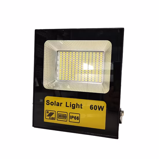 Illuminazione di inondazione solare da giardino da 100 W, rimozione della decorazione di controllo Sistema di alimentazione Lampade da parete per esterni impermeabili IP65 a risparmio energetico