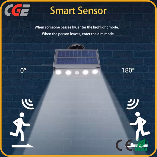 Luci ad energia solare Lampade da parete wireless impermeabili Lampade solari